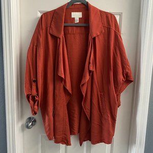 H&M Conscious Rust Orange Oversized Top
